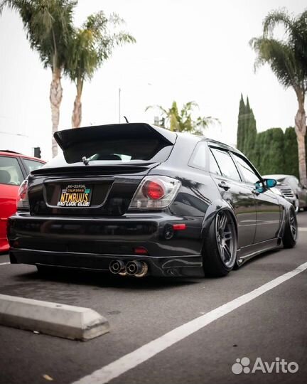 Wide spoiler elixir на Toyota Altezza Gita