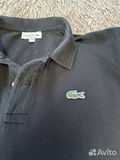 Поло Lacoste FR4 (US 50) черное