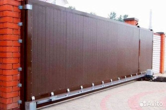 Откатные ворота под ключ