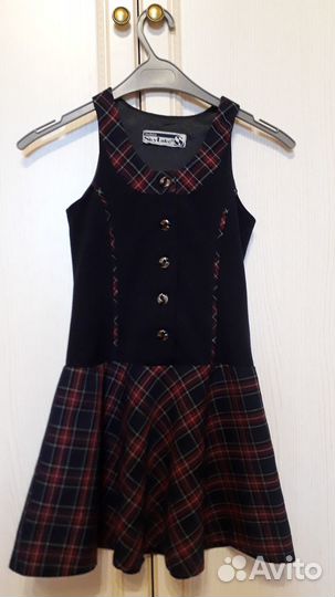 Школьная форма для девочки разм.28 комби Виктория