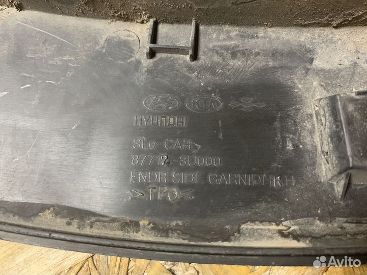 Расширитель крыла передний правый Kia sportage 3