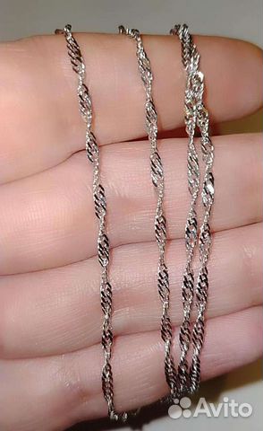 Серебряная цепочка плетение 