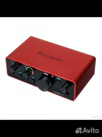 Звуковая карта Focusrite Scarlett Solo 4th Gen