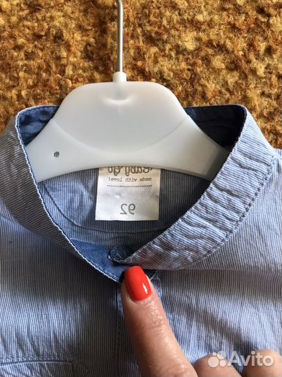 Рубашка на мальчика 92