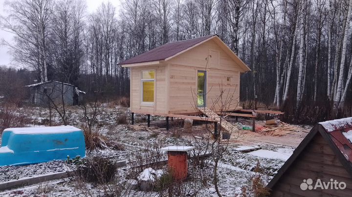 Баня из клееного бруса