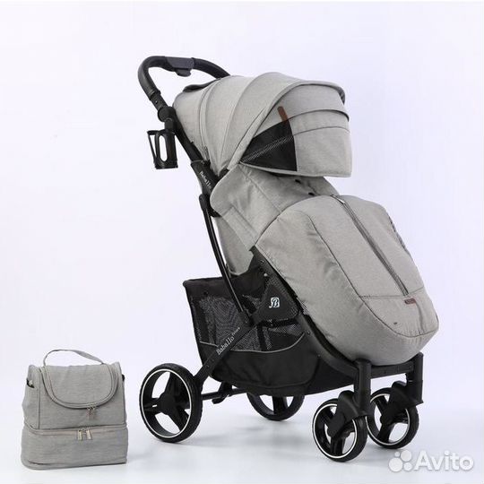 Детская коляска Babalo future 2023 серая