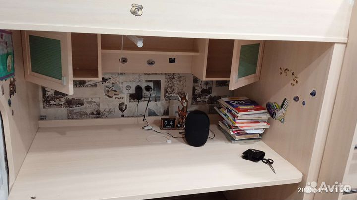 Кровать чердак Лазурит