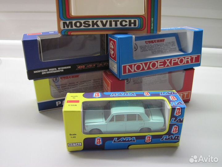 Коробочки к саратовским моделям ваз, Москвич