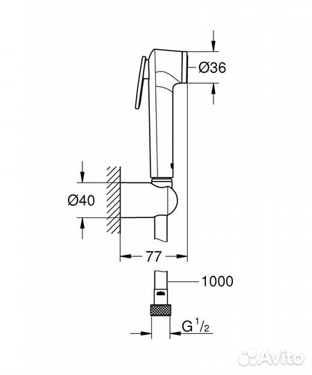 Grohe 26352000 Душевой гарнитур