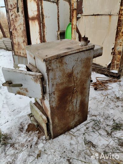 Печка с паровым отоплением СССР