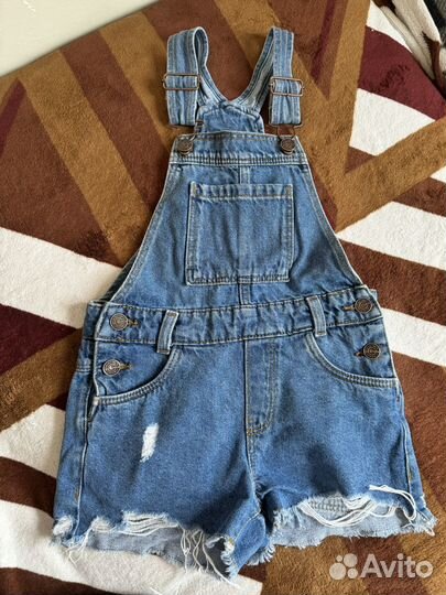 Детский джинсовый комбинезон, sela 116