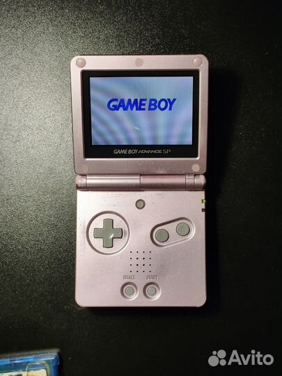Nintendo game boy advance sp с дефектом