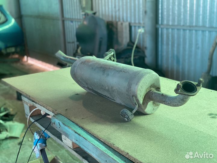 Задний глушитель Киа Рио 3/Солярис