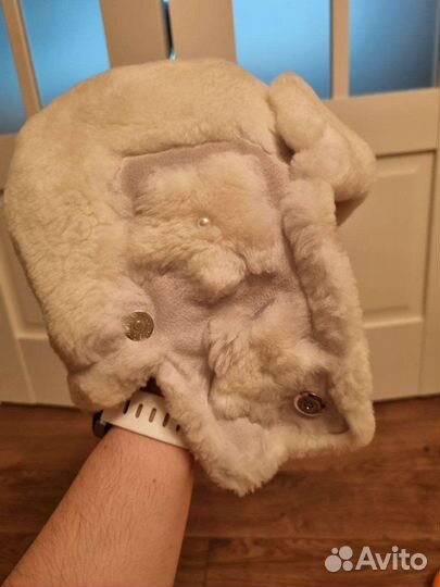 Шапка зимняя для девочки из натурального меха