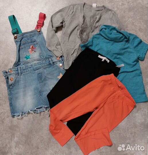 Вещи на девочку пакетом р.116