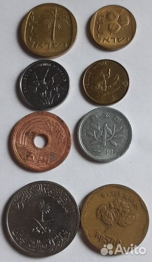 Монеты с изображением растений