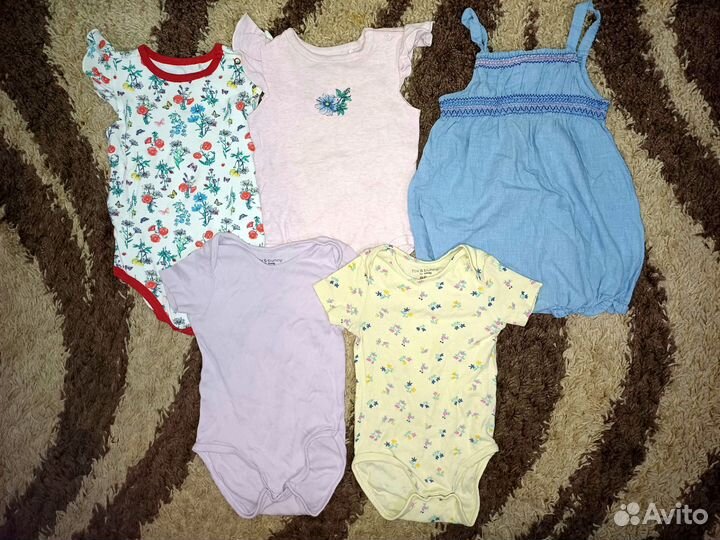 Большой пакет одежды для девочки 86