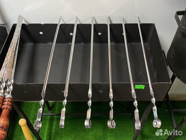 Шампура уголок с кольцом 46см