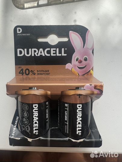 Батарейки duracell lr20