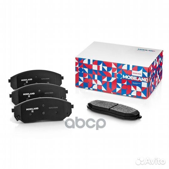 Колодки тормозные дисковые перед 429103890