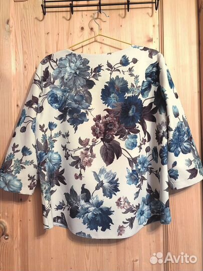 Блузка akimbo 48 50/ цветочный принт