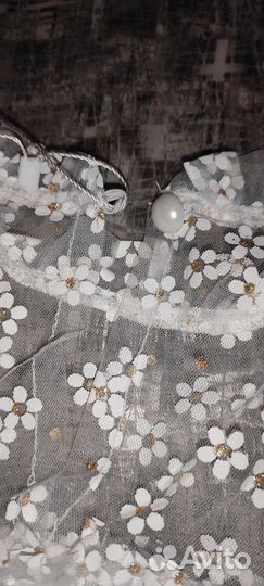 Платье нарядное Ромашка