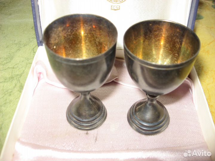 Коллекционный свадебный набор из 2 рюмок, СССР