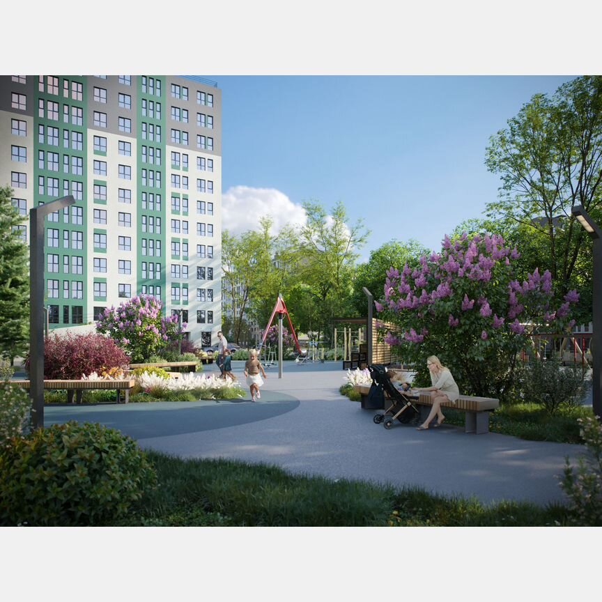 1-к. квартира, 34 м², 2/12 эт.