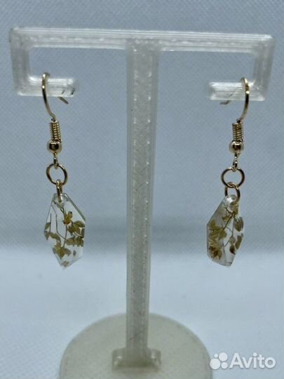 Серьги и кольца бижутерия