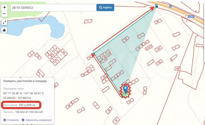 Участок 9,7 сот. (СНТ, ДНП)