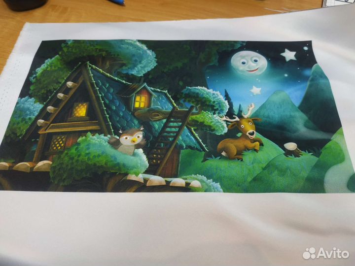 Шторы в детскую + тюль