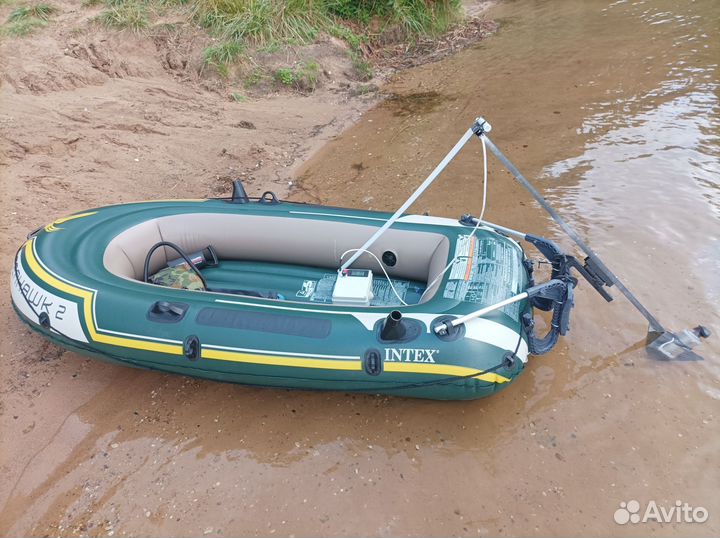 Лодка надувная Intex Seahawk 2 68347