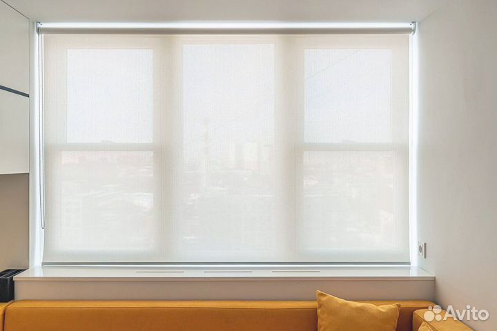 Рулонные шторы с установкой