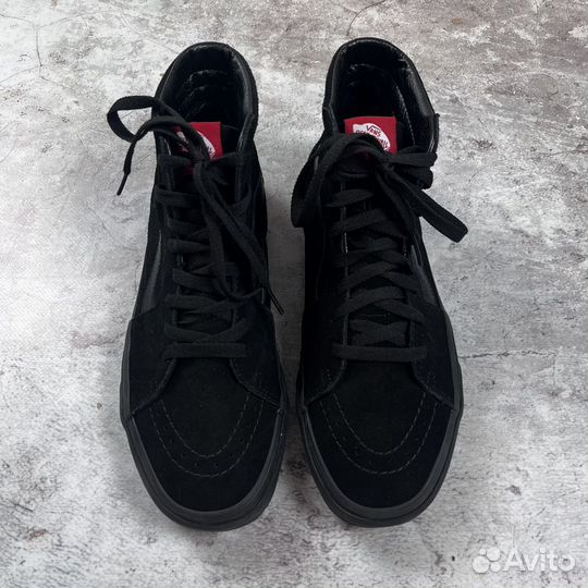 Кеды Vans Skate Hi High Full Black Оригинал 43