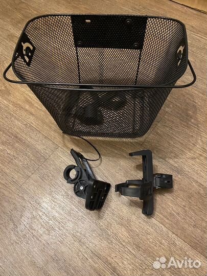 Корзина для велосипеда и держатель для бутылки