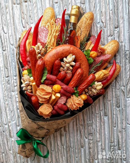 Мужские букеты съедобные