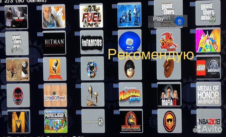 Игры пс3/ps3 90 штук