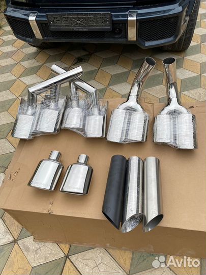 Насадки на глушитель Mercedes W463