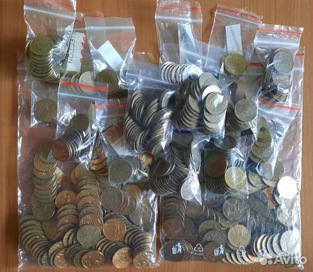 Монеты 50к РФ 466 штук