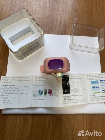 Часы Детские GPS Smart Baby Watch GW300 розовые