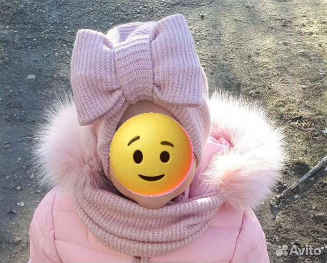 Комплект шапка и снуд