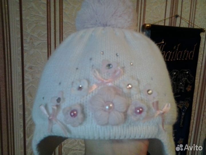 Шапочка со стразами