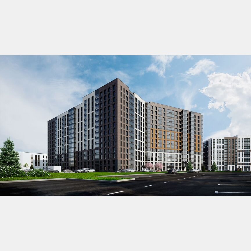 Квартира-студия, 33,6 м², 1/16 эт.