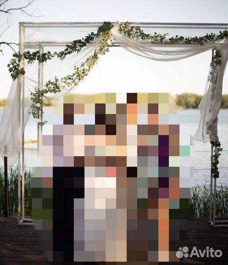 Лиана искусственная с розами 2шт