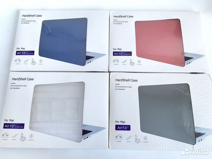 Пластиковый чехол накладка на macbook air / 2017