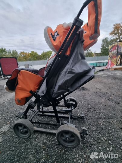 Детские санки коляска