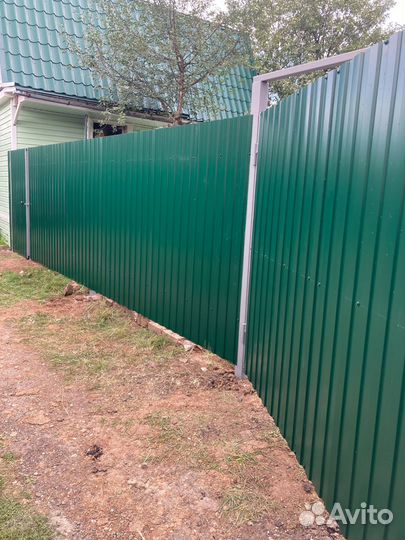 Изготовление и установка забора