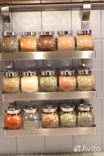 Баночки для специй IKEA Rajtan набор 4 шт