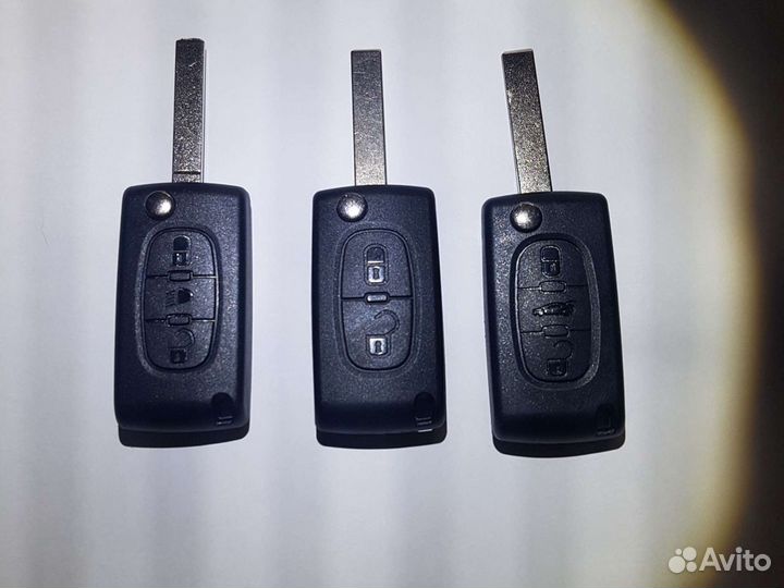 Ключ корпус Peugeot