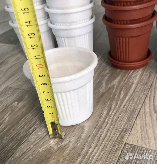 Горшки для цветов, стаканчики для рассады